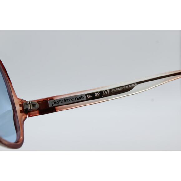 Pierre Leroc Paris OL 32 Sunglasses, Dark Cherry Acetate, Made in France